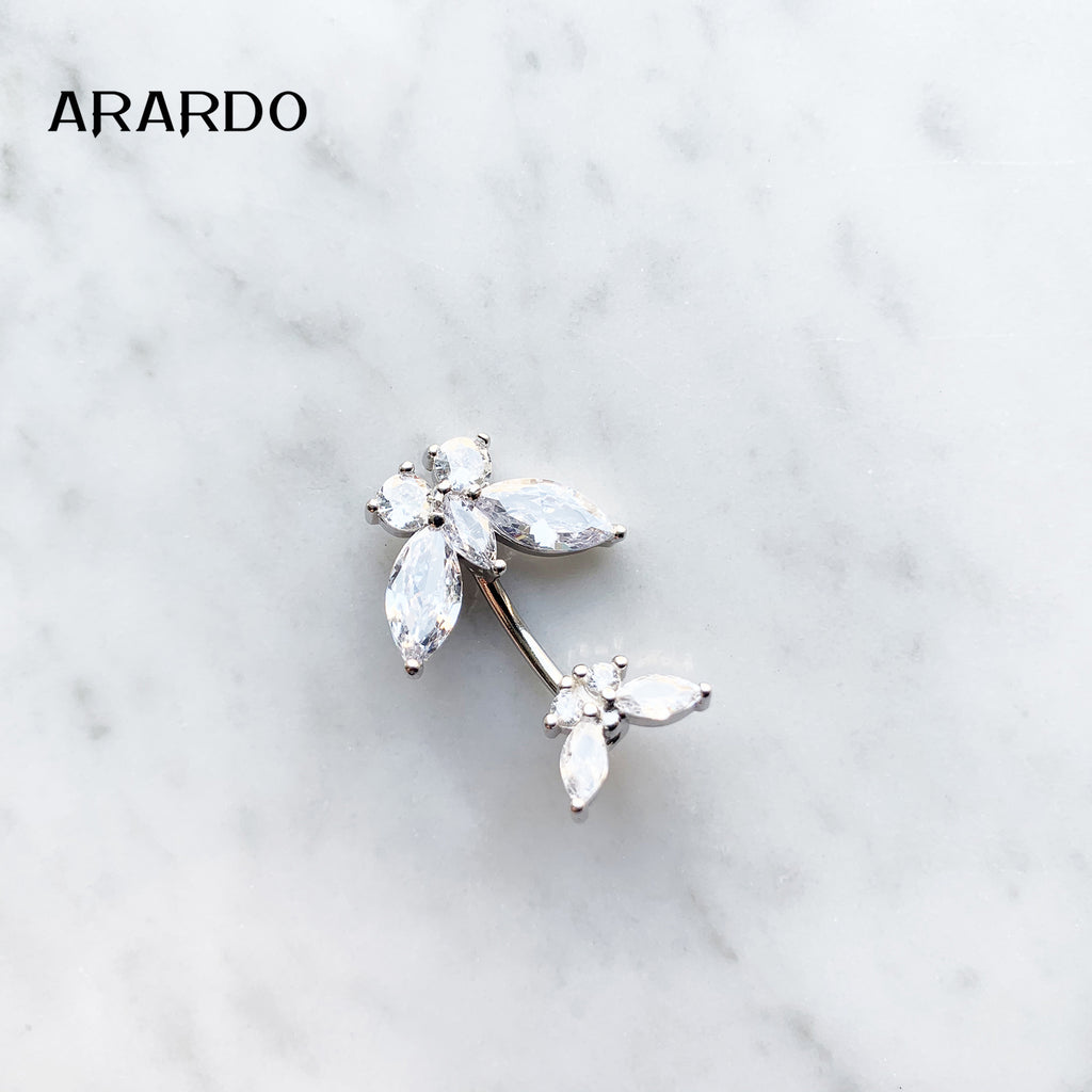 Sterling Silver Belly Button Piercing Navel Rings SS5