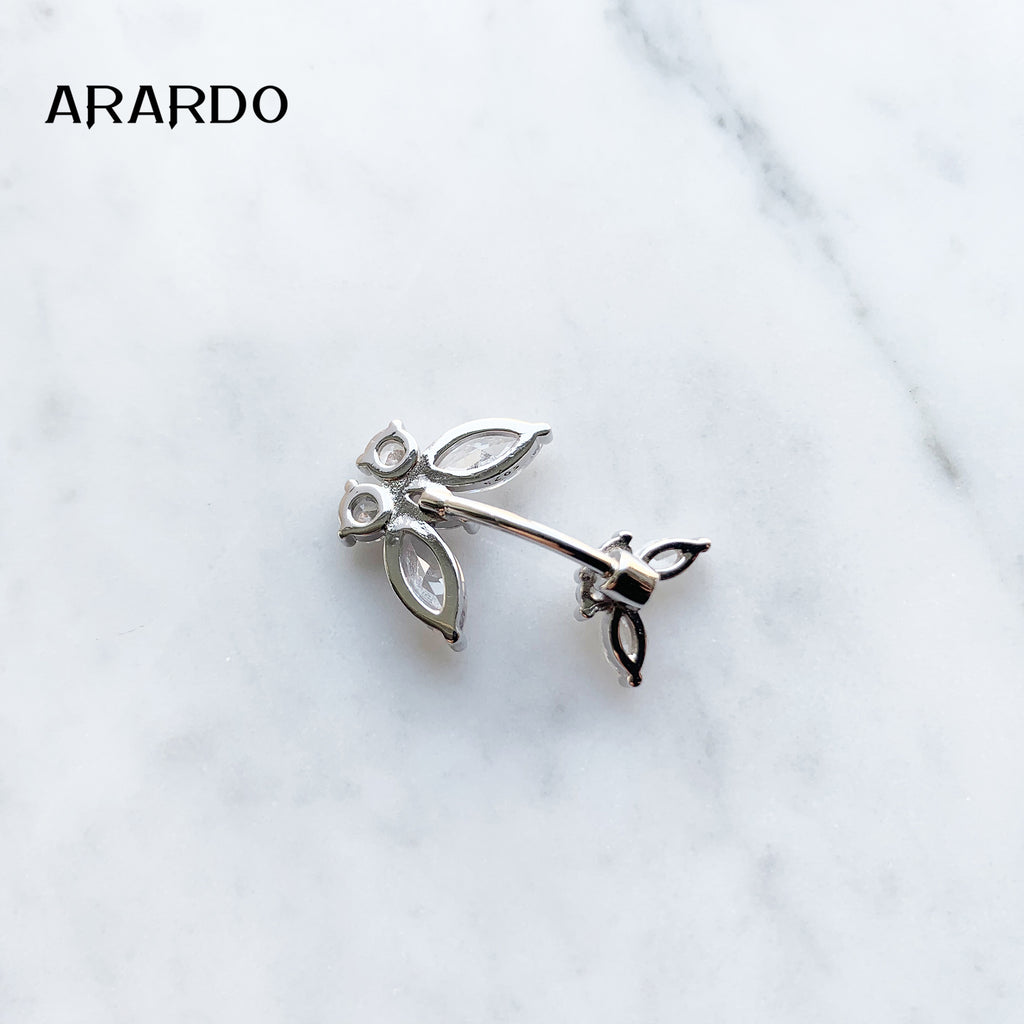 Sterling Silver Belly Button Piercing Navel Rings SS5