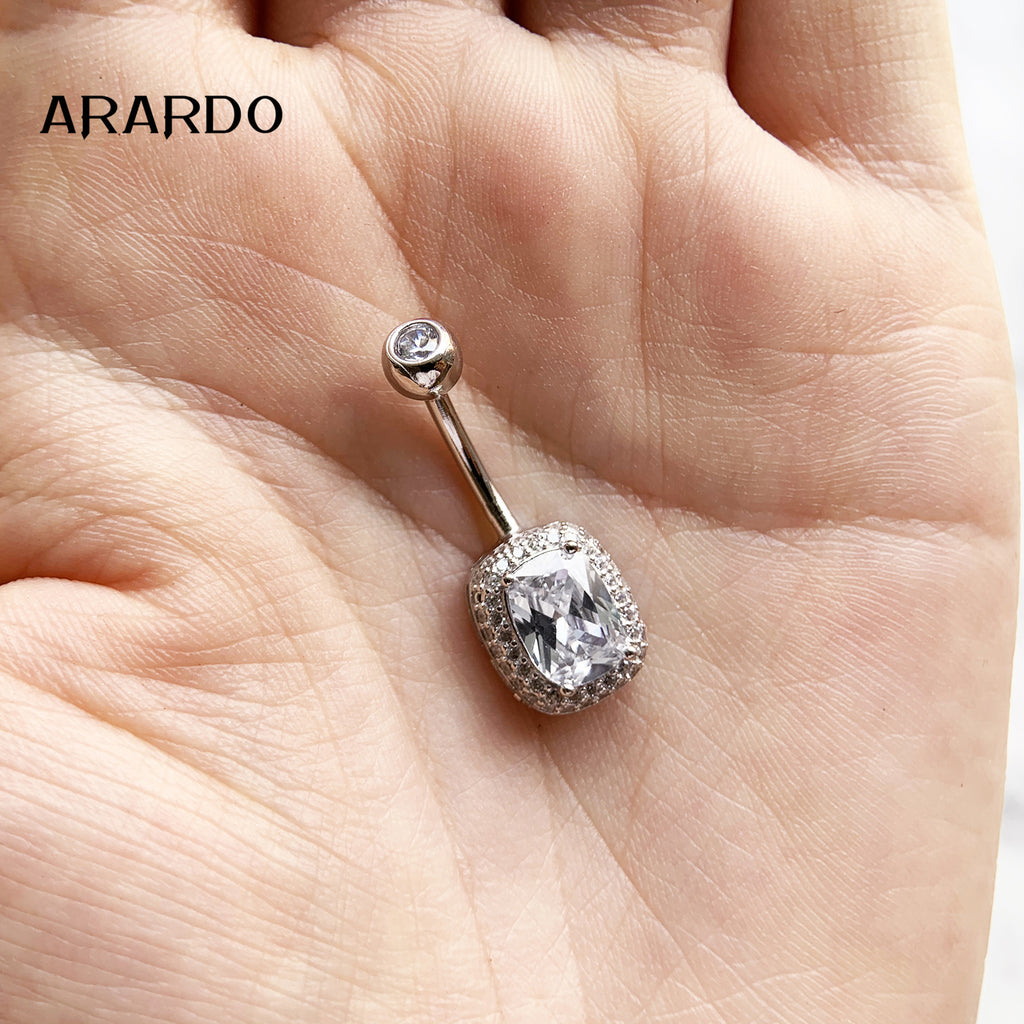 Sterling Silver Belly Button Piercing Navel Rings SS60