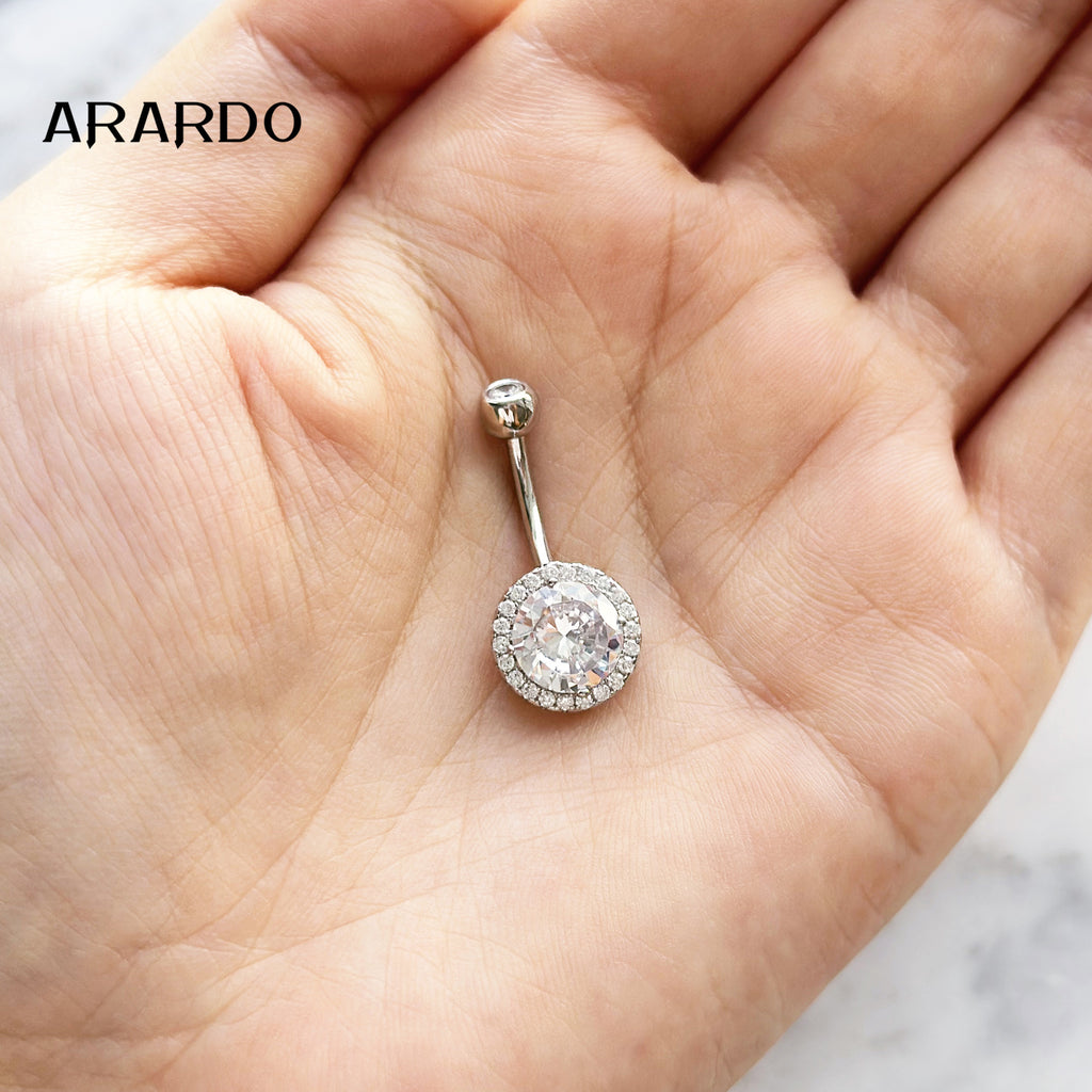Sterling Silver Belly Button Piercing Navel Rings SS66