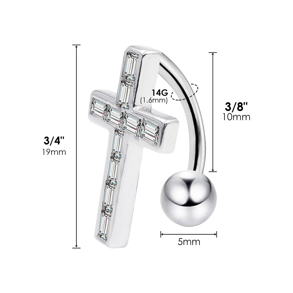 Sterling Silver Belly Button Piercing Navel Rings SS67