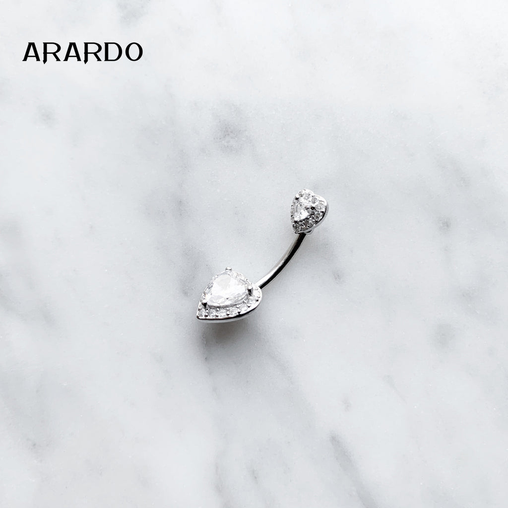 Sterling Silver Belly Button Piercing Navel Rings SS75