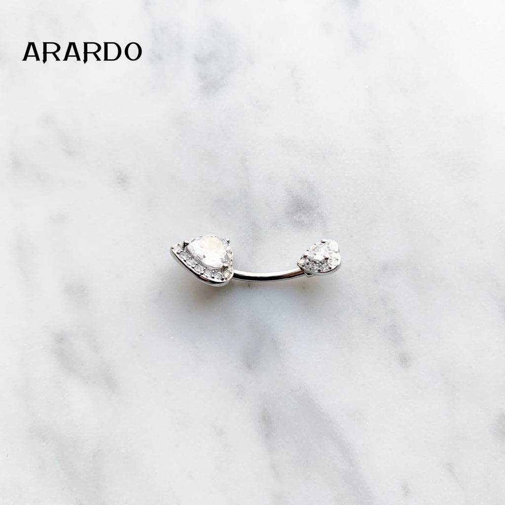 Sterling Silver Belly Button Piercing Navel Rings SS75