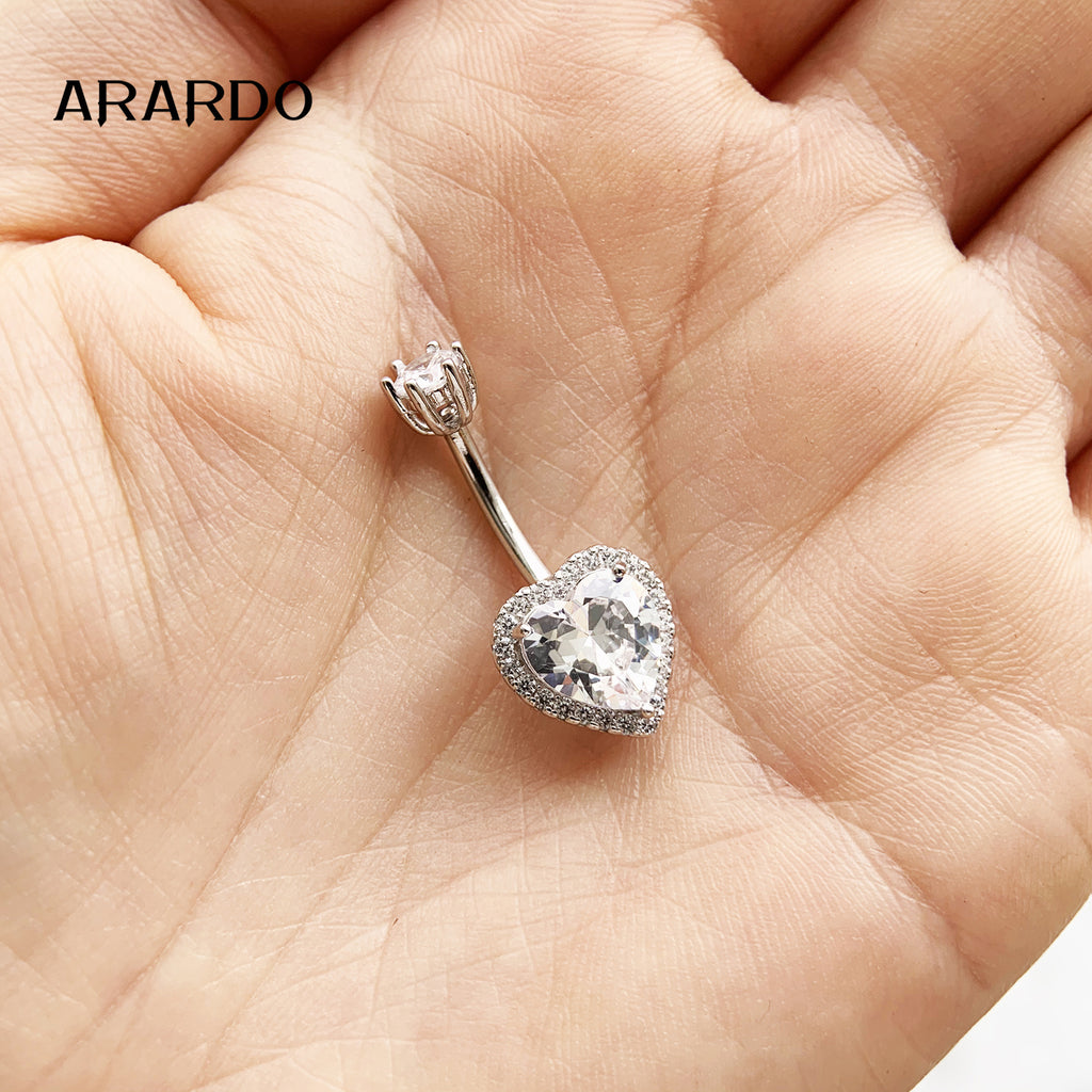 Sterling Silver Belly Button Piercing Navel Rings SS79
