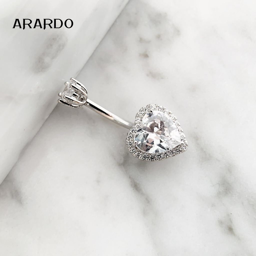 Sterling Silver Belly Button Piercing Navel Rings SS79