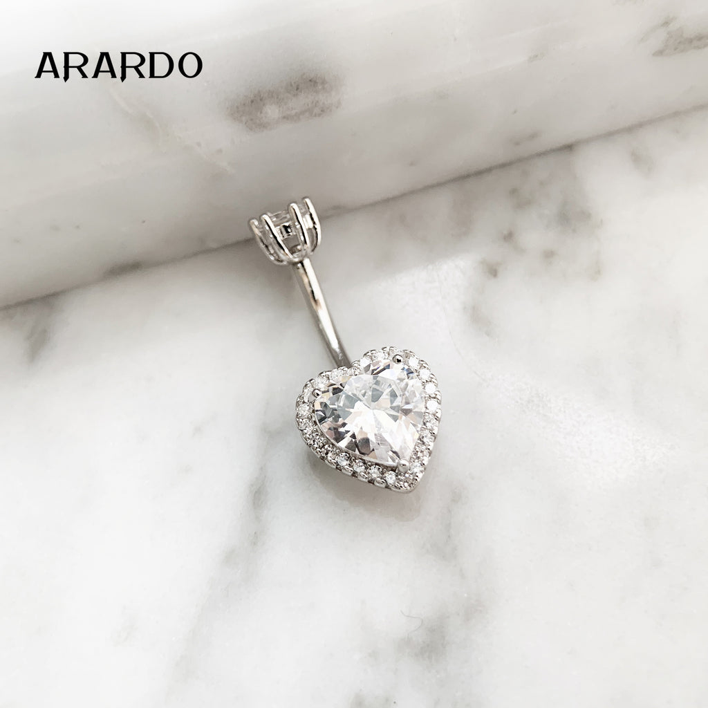 Sterling Silver Belly Button Piercing Navel Rings SS79