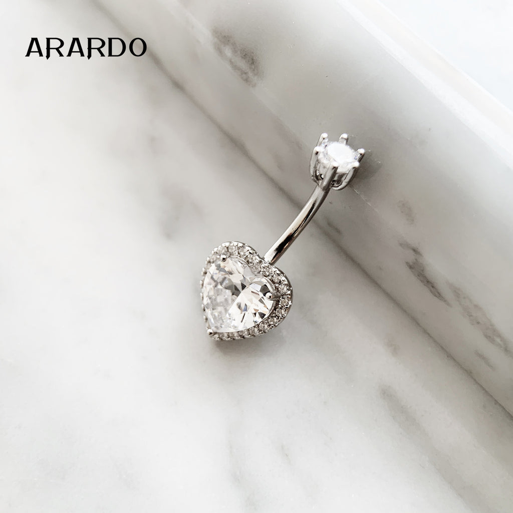 Sterling Silver Belly Button Piercing Navel Rings SS79