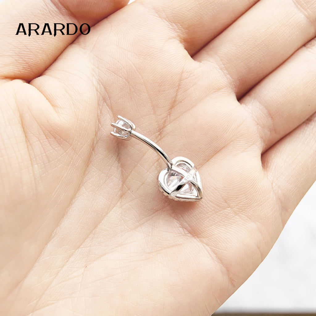 Sterling Silver Belly Button Piercing Navel Rings SS79
