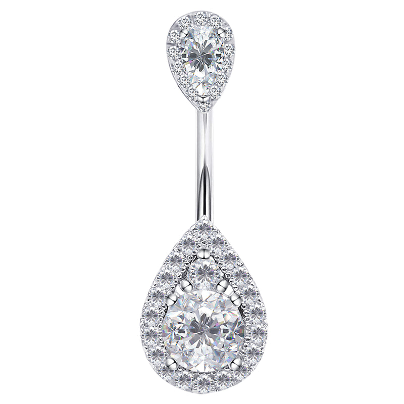 Sterling Silver Belly Button Piercing Navel Rings SS80