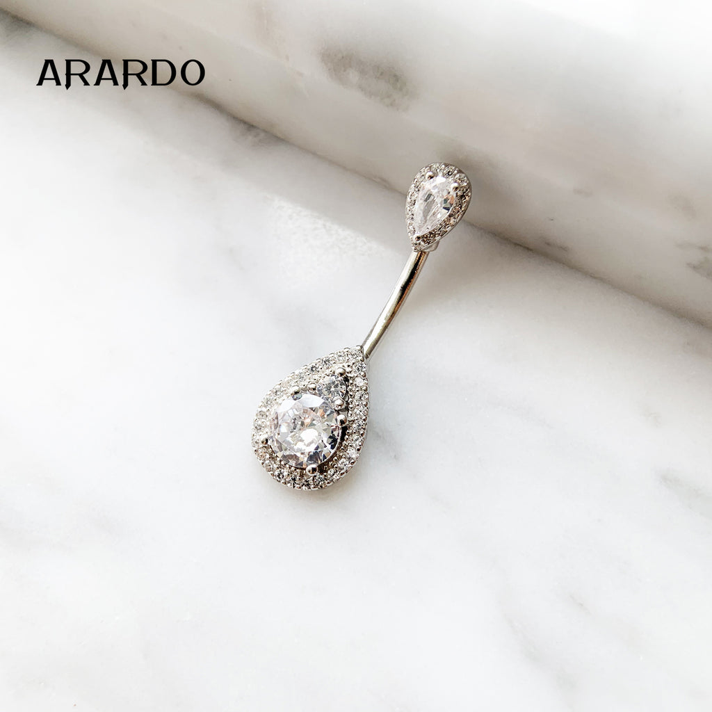 Sterling Silver Belly Button Piercing Navel Rings SS80