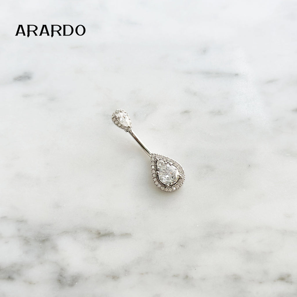 Sterling Silver Belly Button Piercing Navel Rings SS80