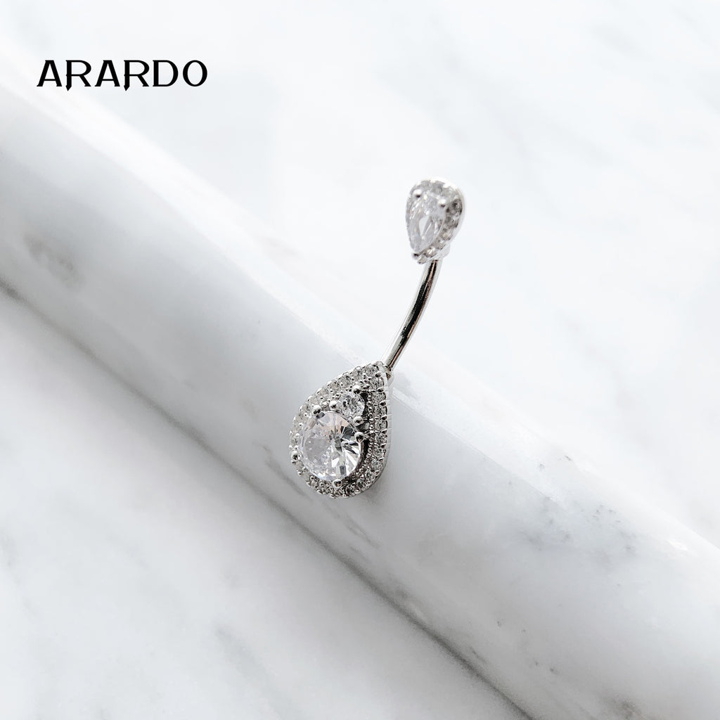 Sterling Silver Belly Button Piercing Navel Rings SS80