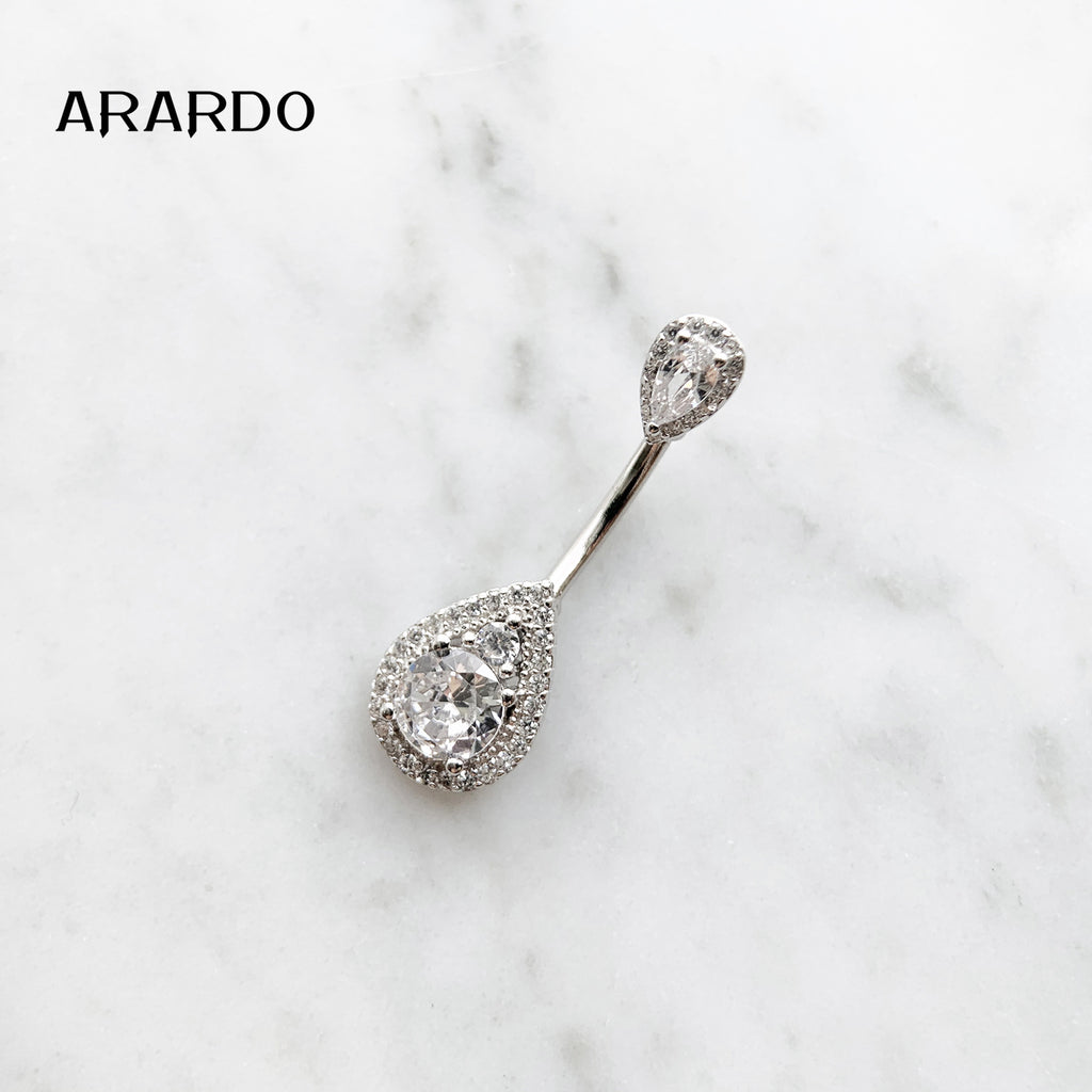 Sterling Silver Belly Button Piercing Navel Rings SS80