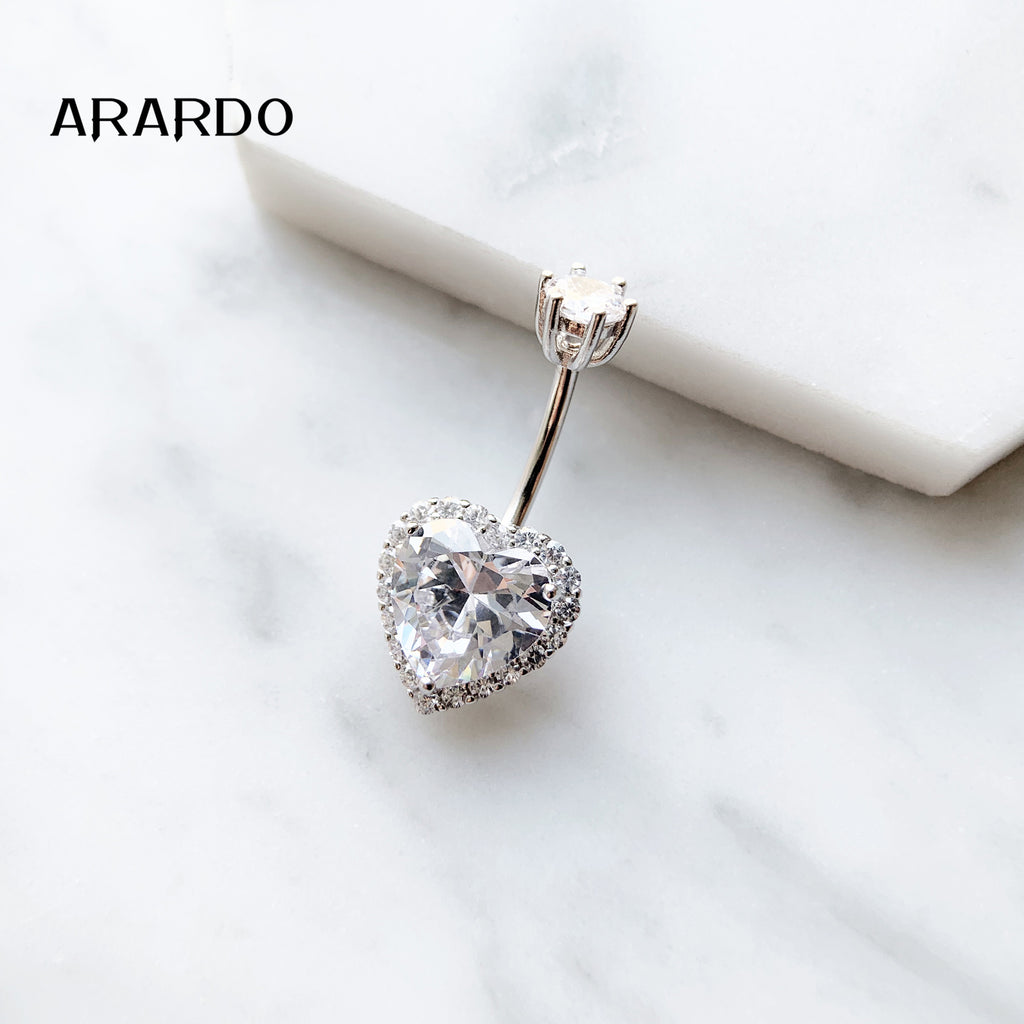 Sterling Silver Belly Button Piercing Navel Rings SS86