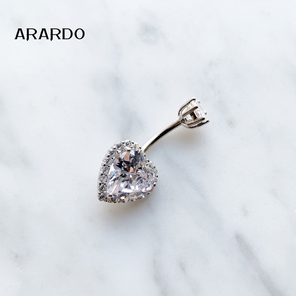 Sterling Silver Belly Button Piercing Navel Rings SS86