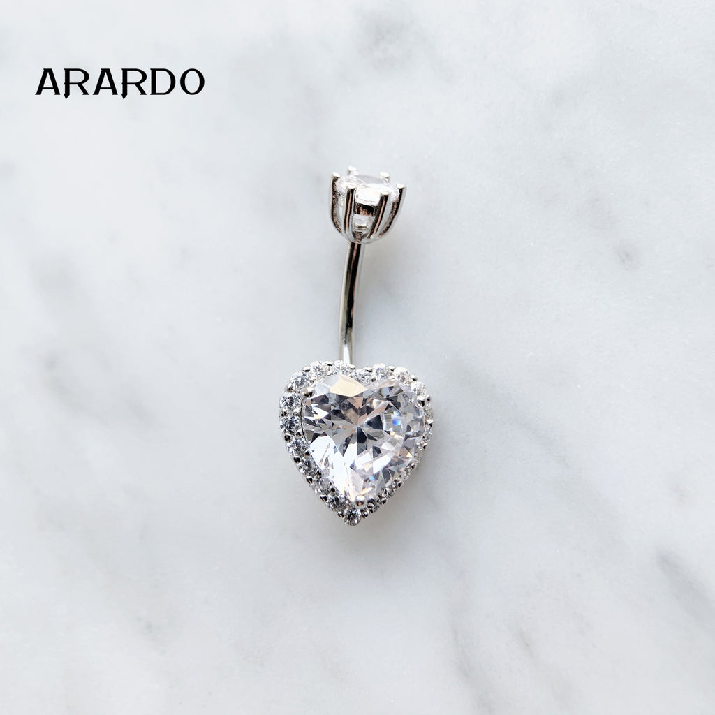 Sterling Silver Belly Button Piercing Navel Rings SS86