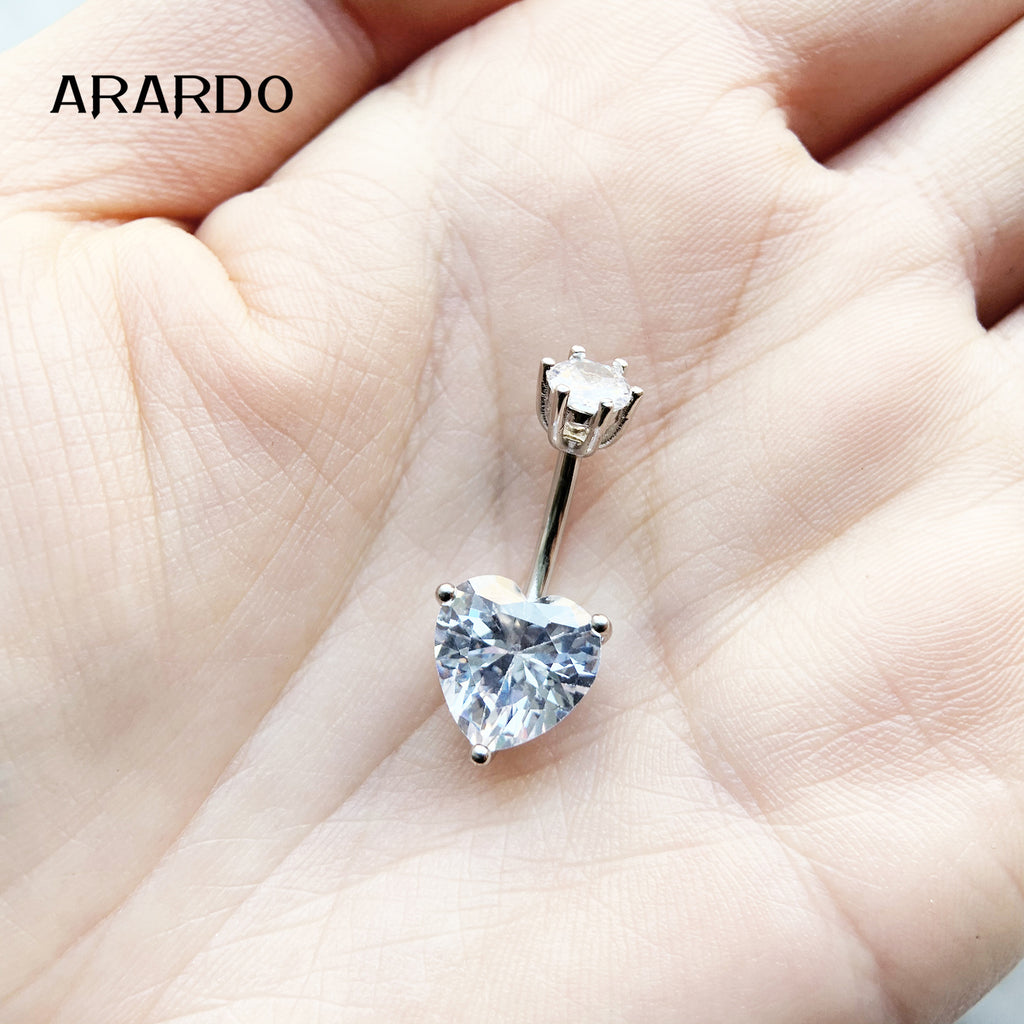 Sterling Silver Belly Button Piercing Navel Rings SS87