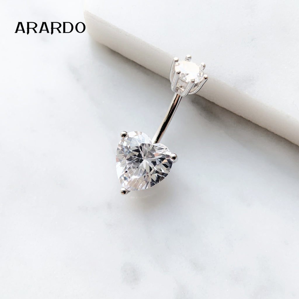 Sterling Silver Belly Button Piercing Navel Rings SS87