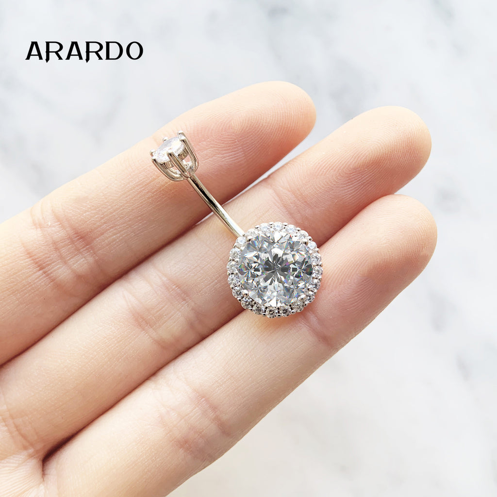 Sterling Silver Belly Button Piercing Navel Rings SS89