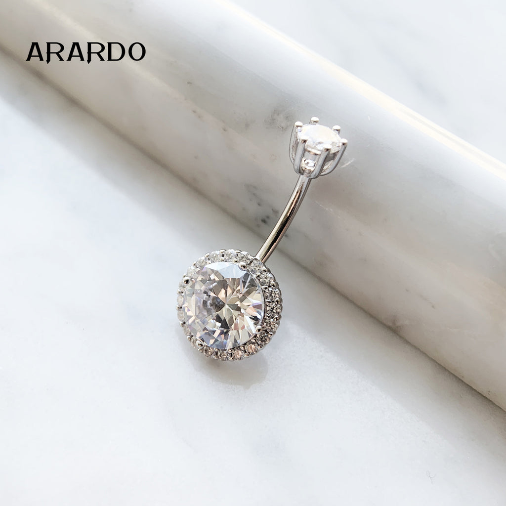 Sterling Silver Belly Button Piercing Navel Rings SS89