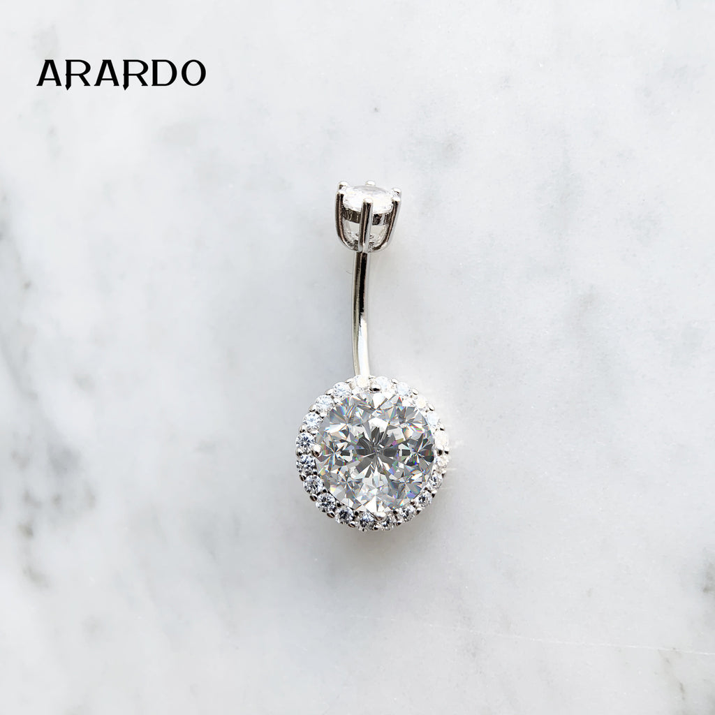 Sterling Silver Belly Button Piercing Navel Rings SS89