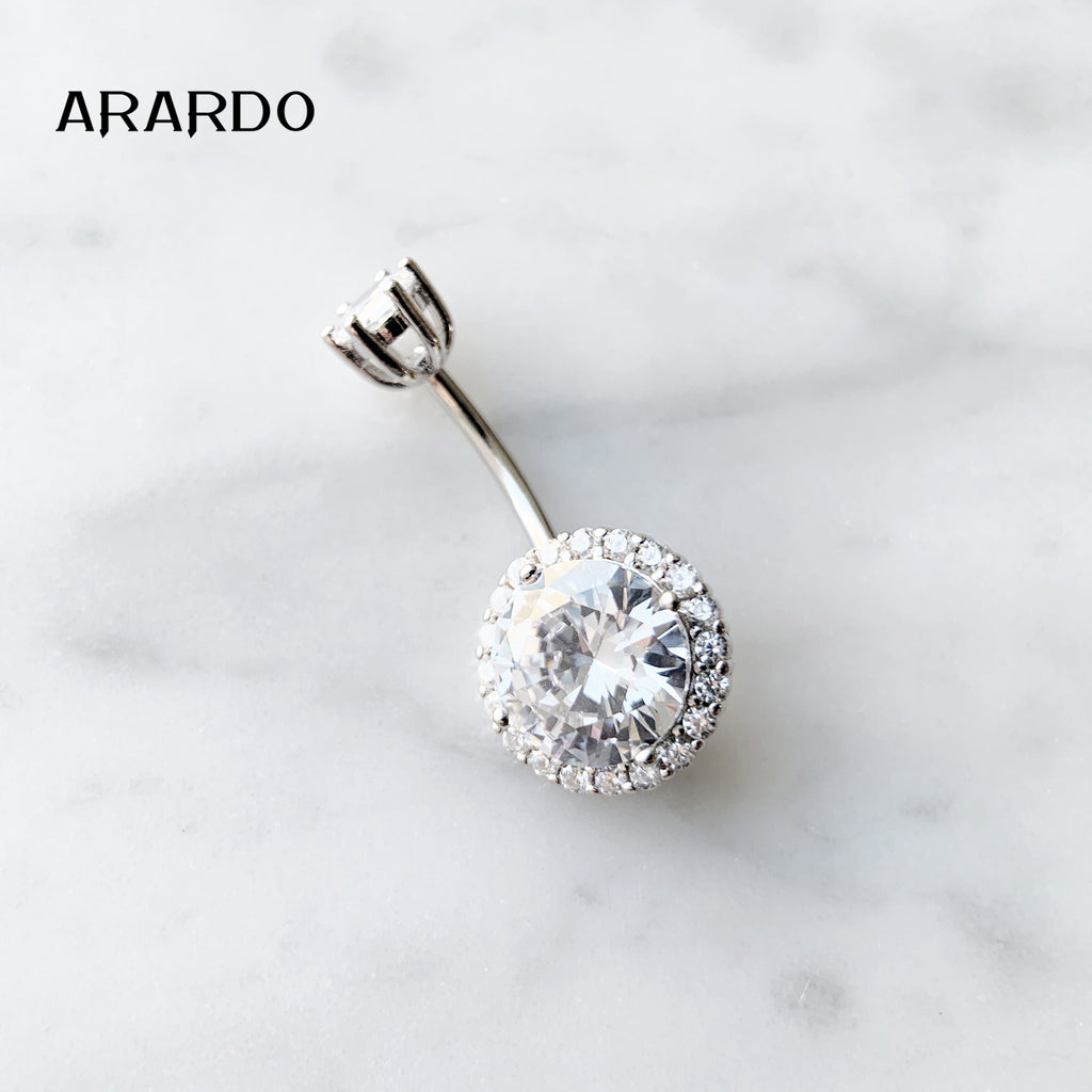 Sterling Silver Belly Button Piercing Navel Rings SS89