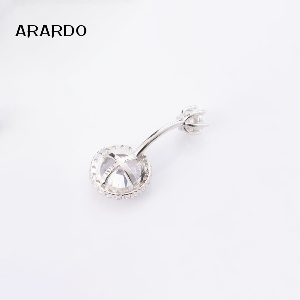 Sterling Silver Belly Button Piercing Navel Rings SS89
