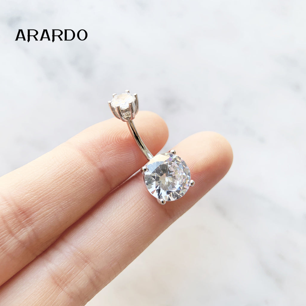 Sterling Silver Belly Button Piercing Navel Rings SS90