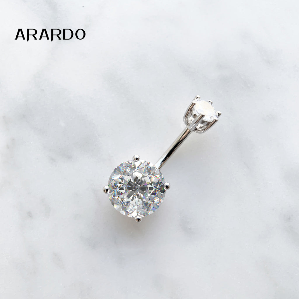 Sterling Silver Belly Button Piercing Navel Rings SS90