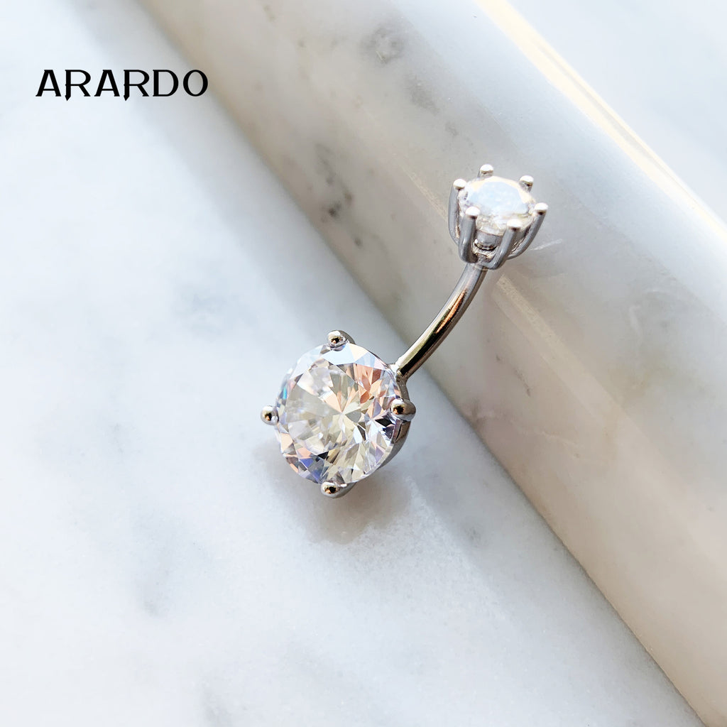 Sterling Silver Belly Button Piercing Navel Rings SS90