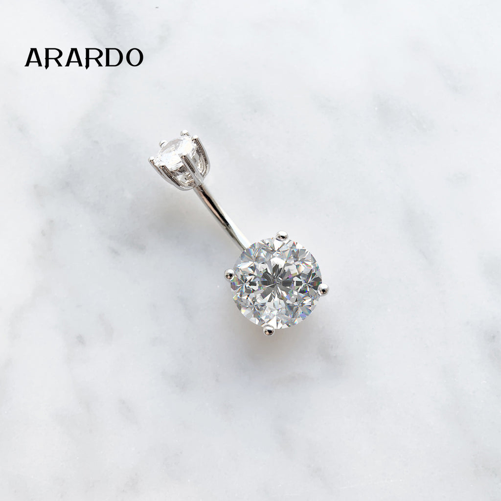 Sterling Silver Belly Button Piercing Navel Rings SS90