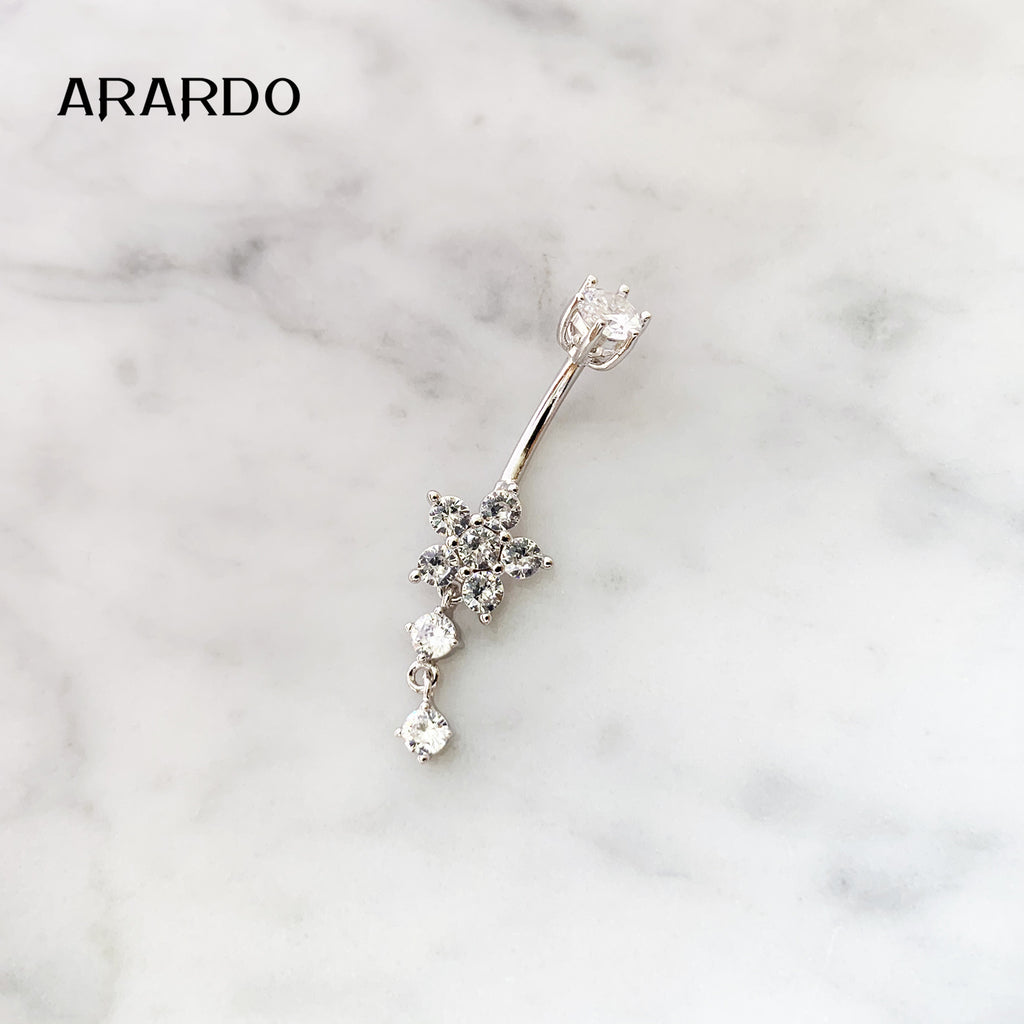 Sterling Silver Belly Button Piercing Navel Rings SS99