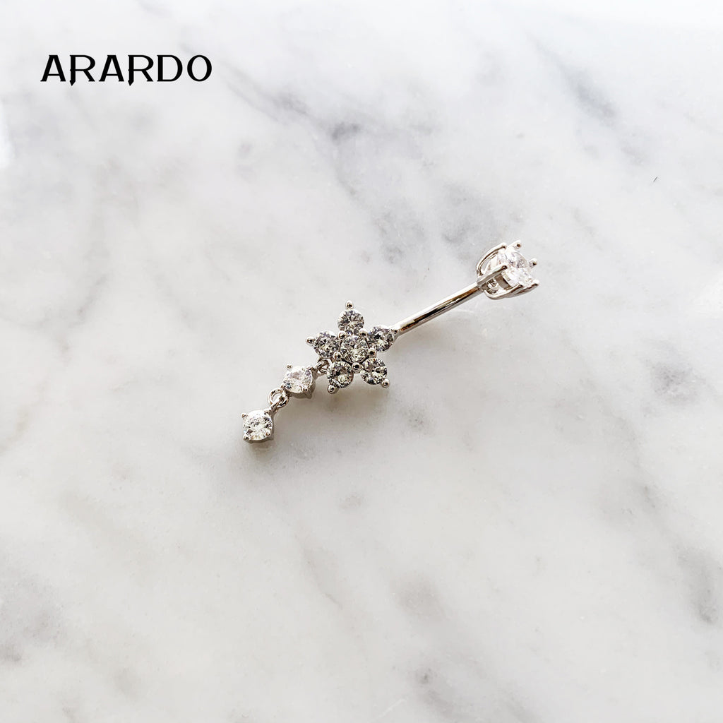 Sterling Silver Belly Button Piercing Navel Rings SS99