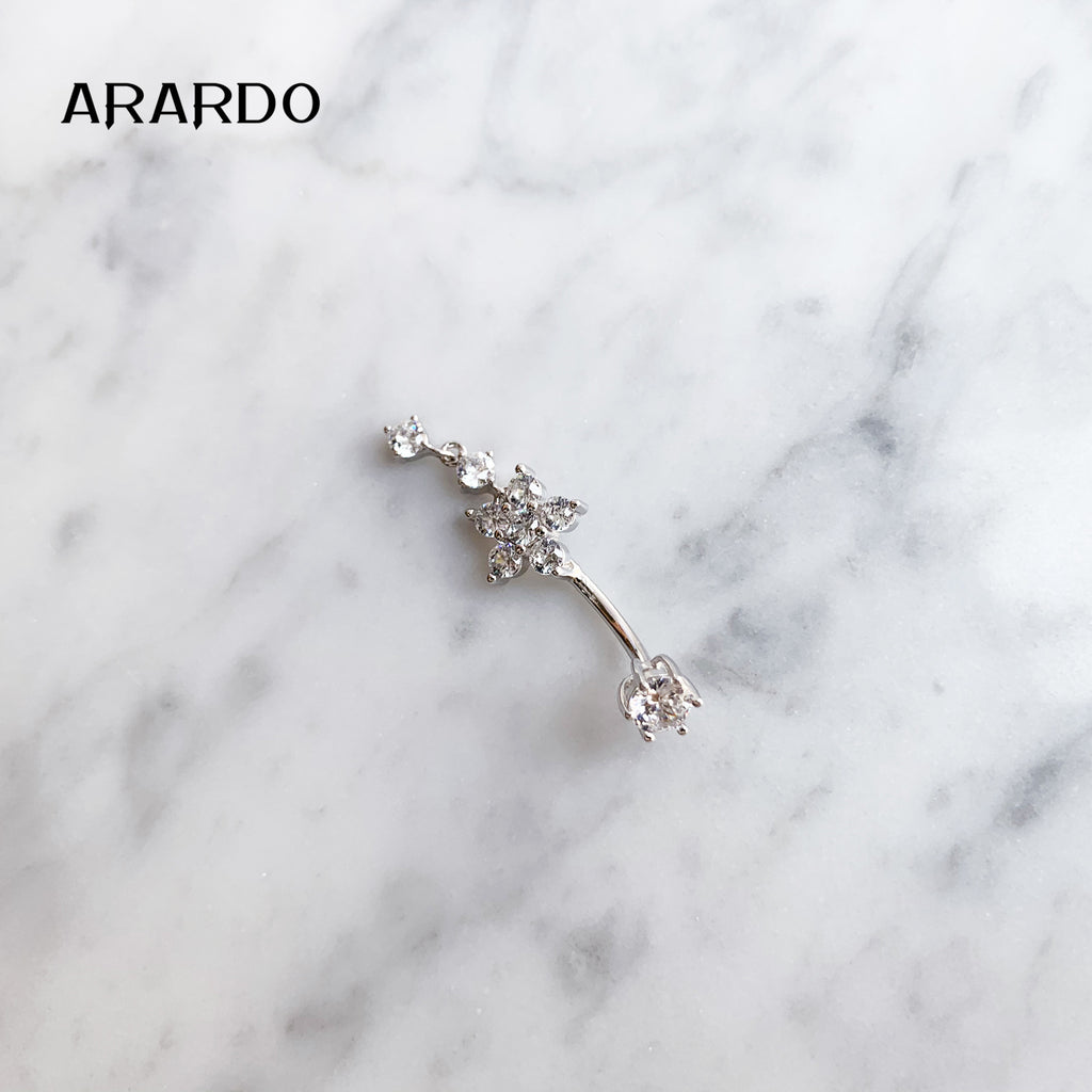 Sterling Silver Belly Button Piercing Navel Rings SS99
