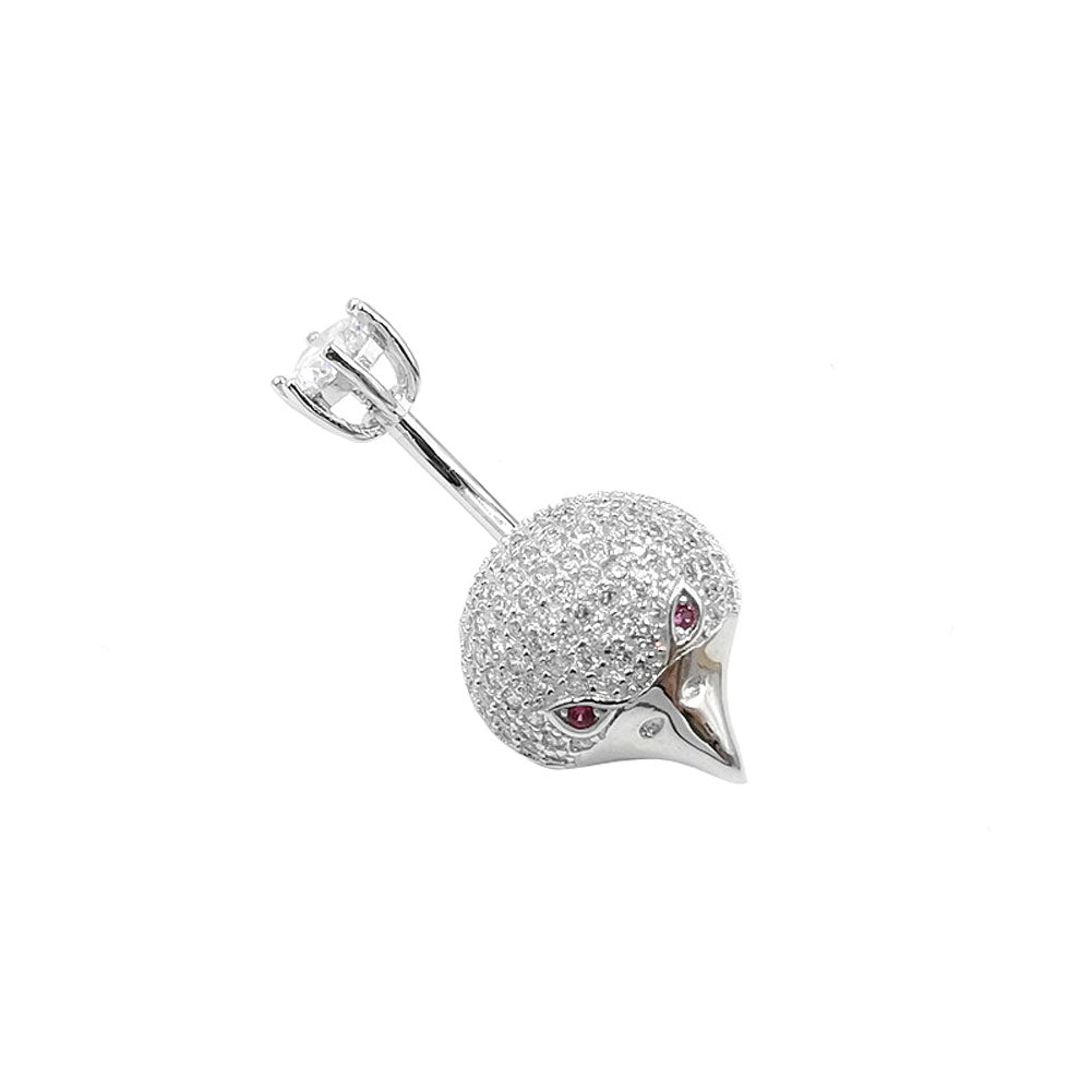 925 Sterling Silver Clear CZ Eagle 14G  Belly Button Rings Navel Rings Piercing Jewelry AB0126