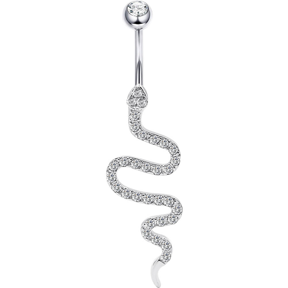 Arardo 925 Sterling Silver 14G Belly Button Rings Navel Rings Belly Ri