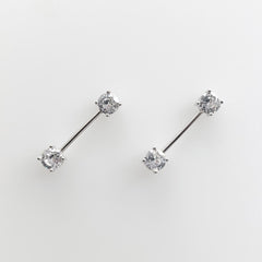 Arardo Sterling Silver Nipple Rings Real 925 Nipple Barbell Nipple P