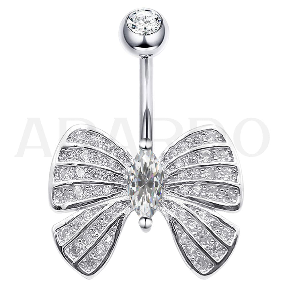 Sterling Silver Belly Button Rings S205