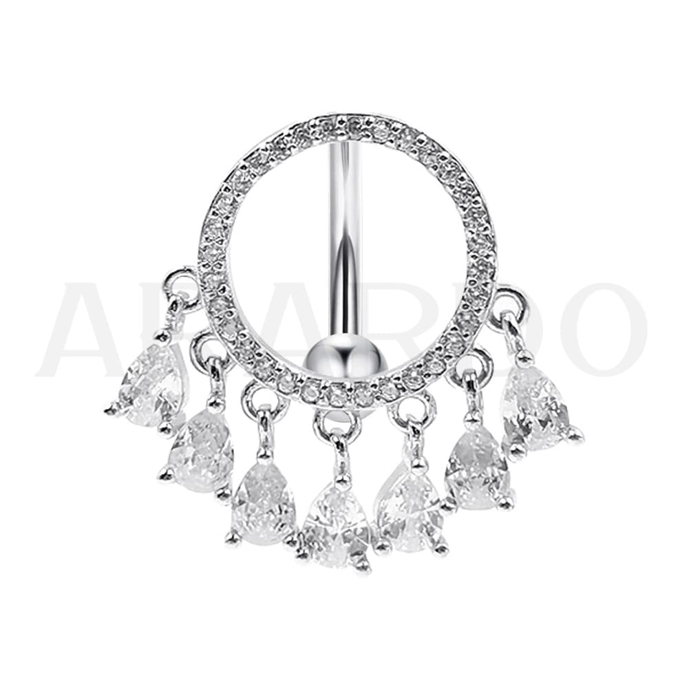 Sterling Silver Belly Button Rings S209