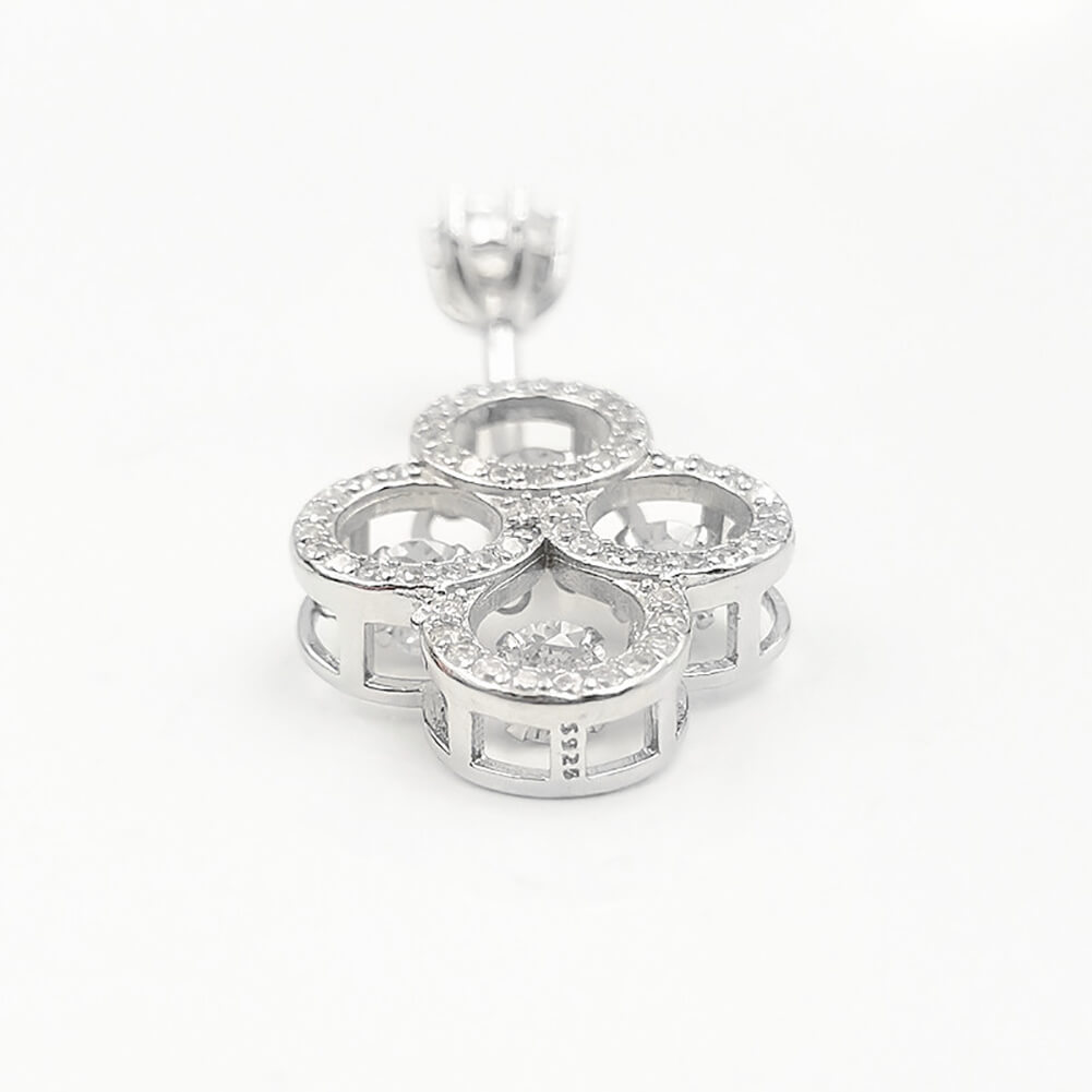 Arardo Sterling Silver Belly Button Rings,Real 925 Sterling Silver,14G Sterling Silver Navel Piercing Rings, Four Round CZ SS48